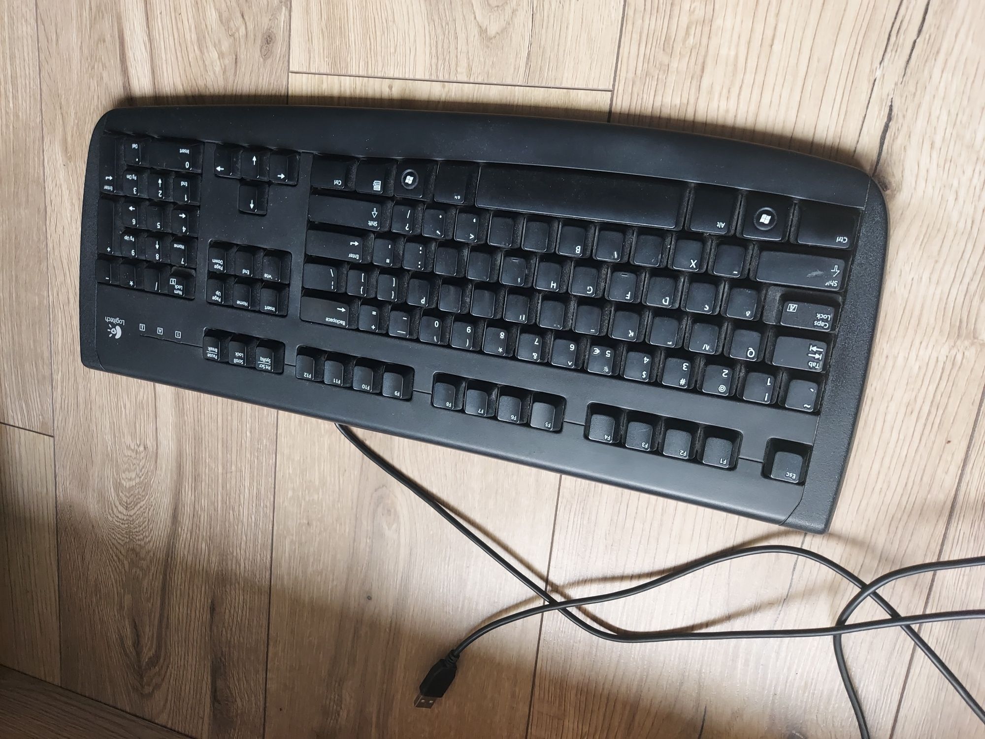 Klawiatura LOGITECH KEYBOARD odporna na zalania użytkownik PC biurowa