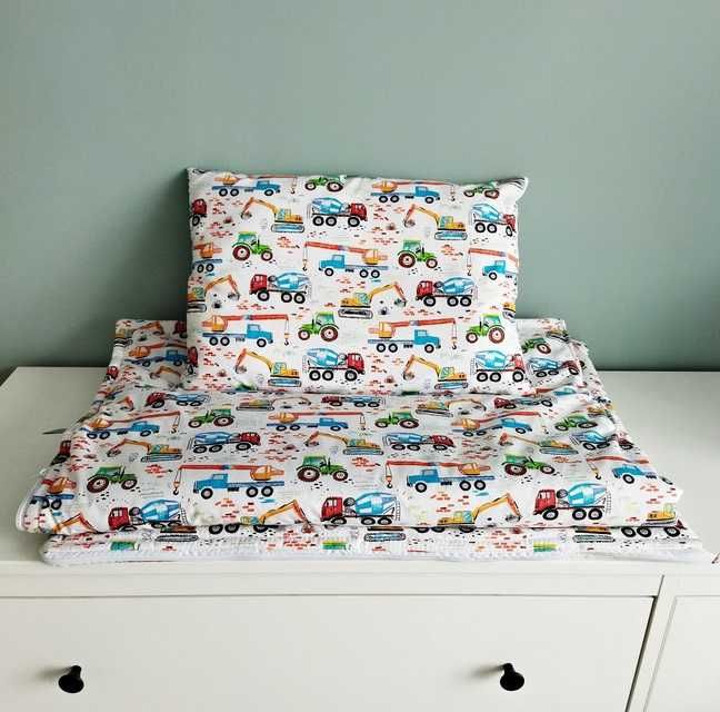 śpiwór do przedszkola pościel do przedszkola 140 cm wzór auta
