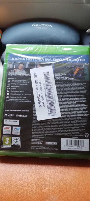 F1 2021 Xbox one gra pl nowa w folii