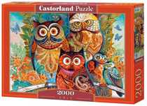 Puzzle 2000 Sowy CASTOR pudełko,383x270 mm