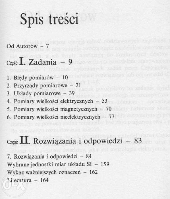 Zbiór zadań z metrologii elektrycznej autor Jacek Zajewski