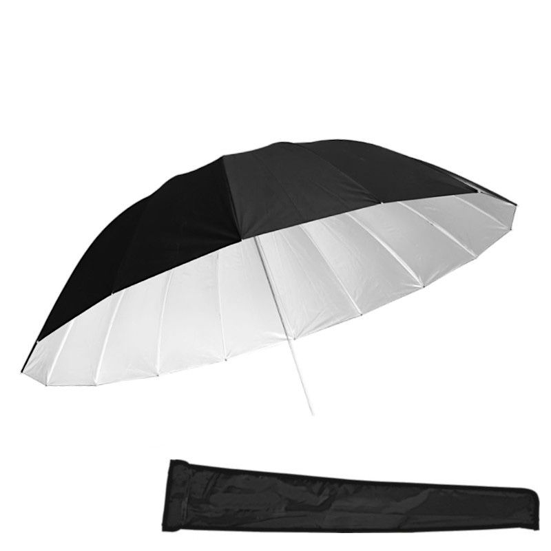 Zestaw parasolka fiberglass + biały dyfuzor 185 cm