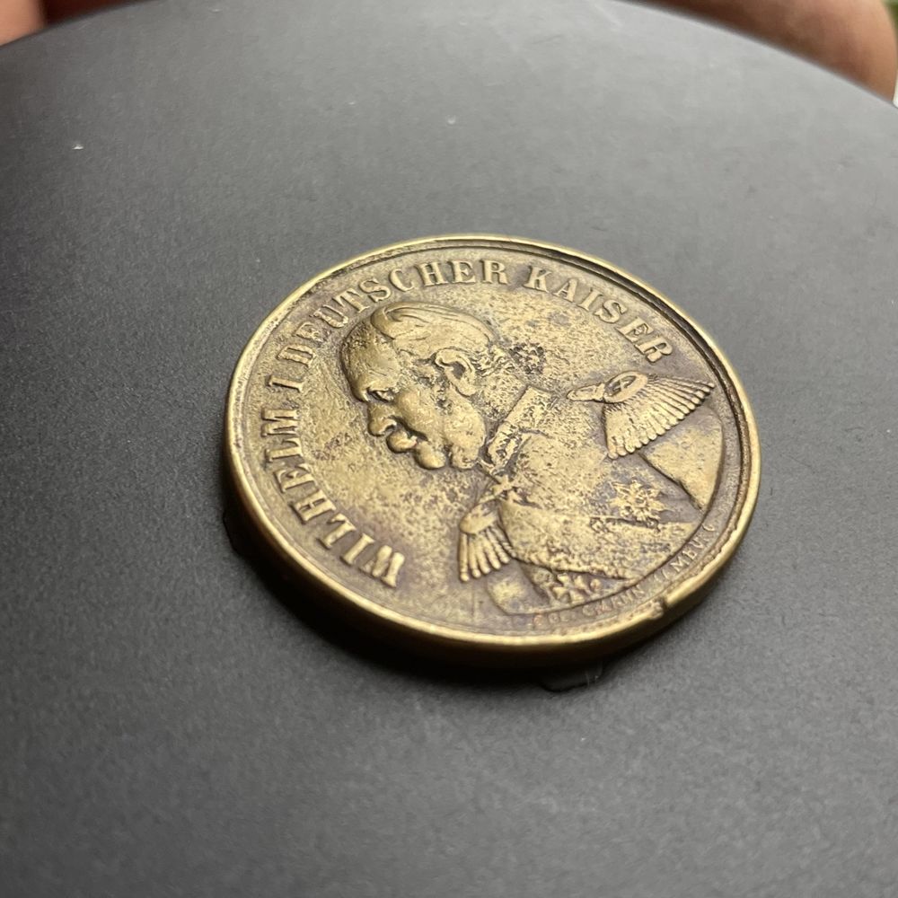 Stary medal Breslau 1882 Wilhelm I kaiser okolicznościowy moneta