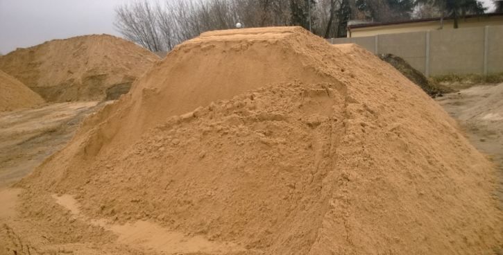 Piasek Transport Piach zasypowy DOLOMIT Ziemia Piasek do Fundamentów