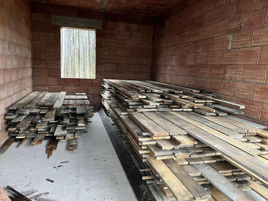 Deski szalunkowe po jednej budowie