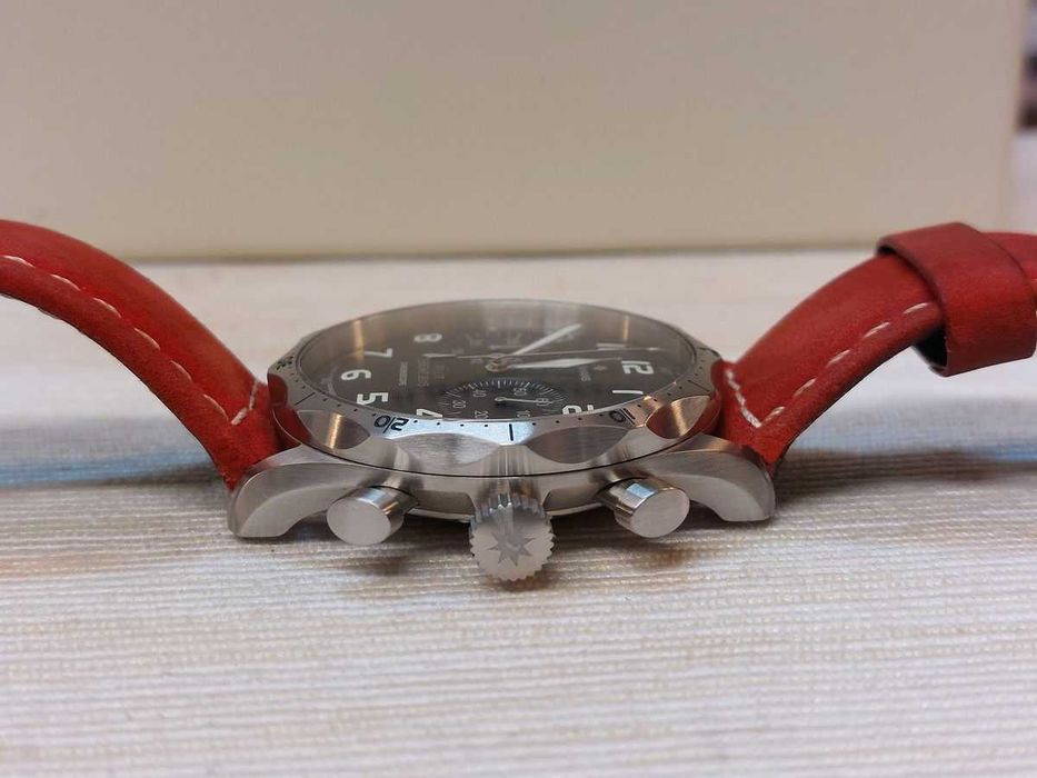 ZEGAREK MĘSKI Junghans Meister Pilot Chrono Event 2015 Limited Edition