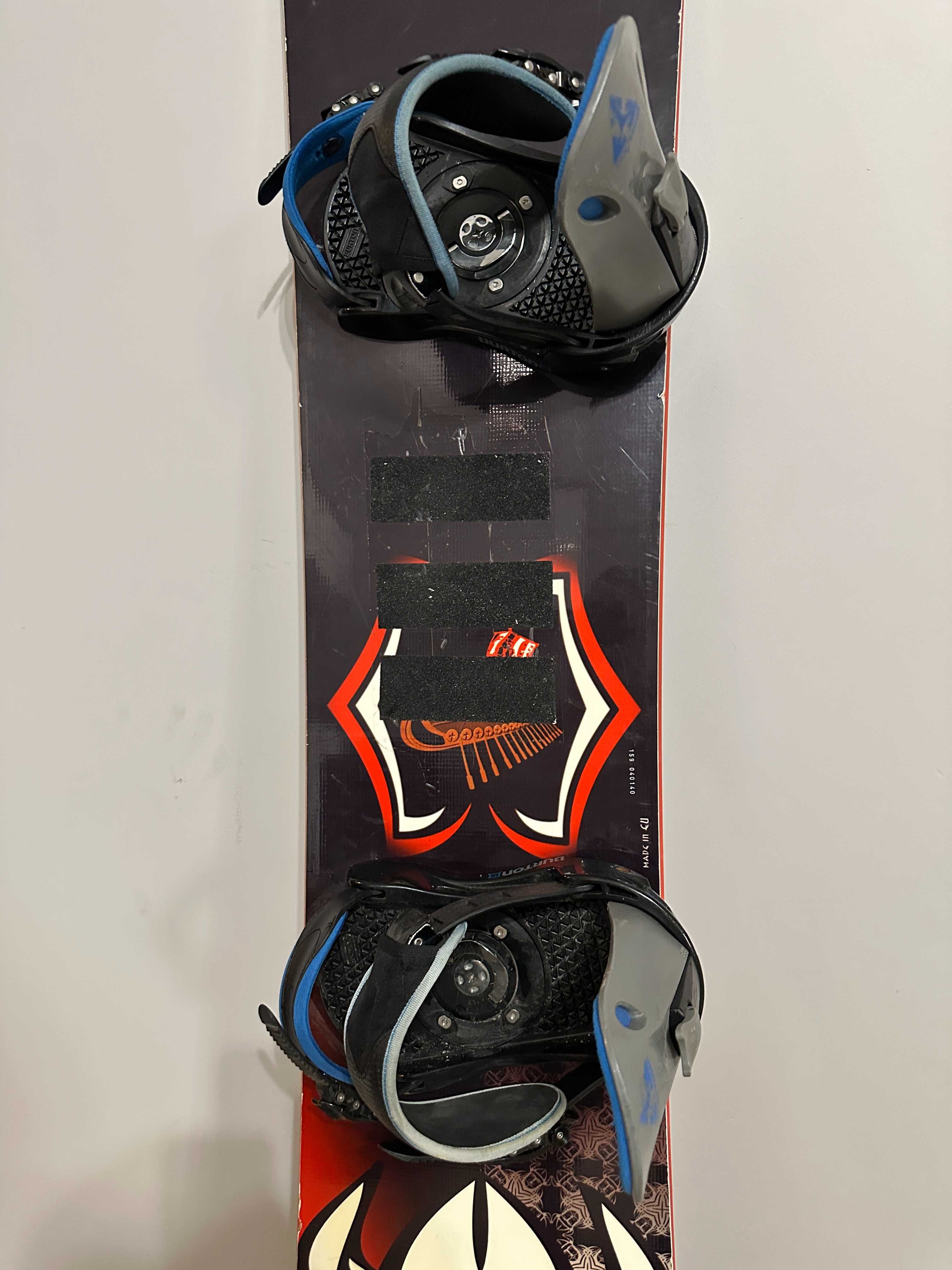 Deska Snowboardowa Goltes +Wiązania Burton + buty Head Super  Stan