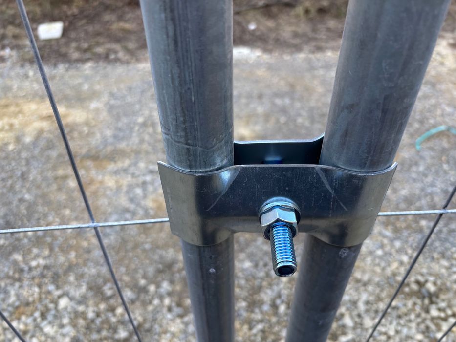 Ogrodzenie budowlane 25m solidne panel z blachy ogrodzenia tymczasowe