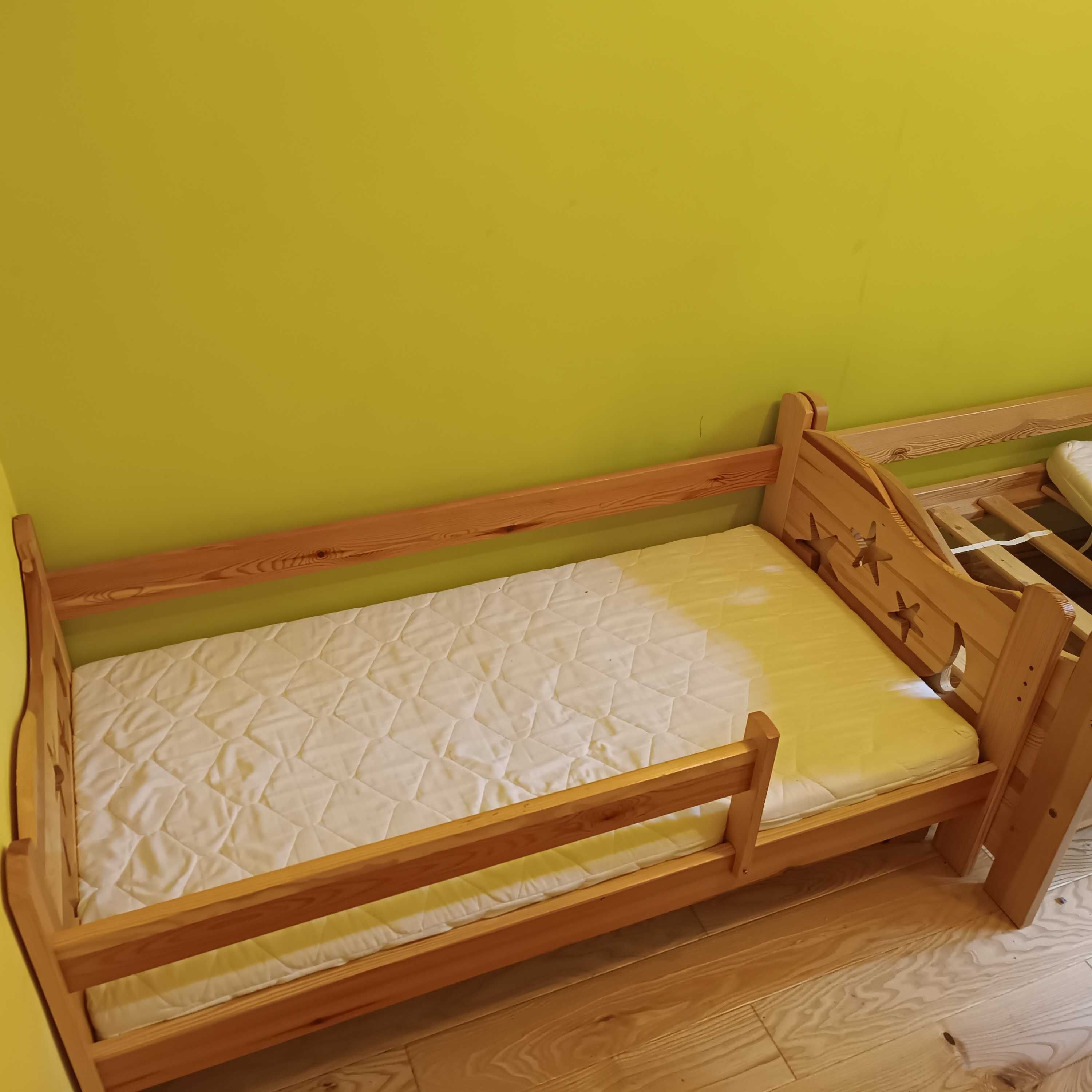 Łóżeczko Łóżko dziecięce drewniane 140x70