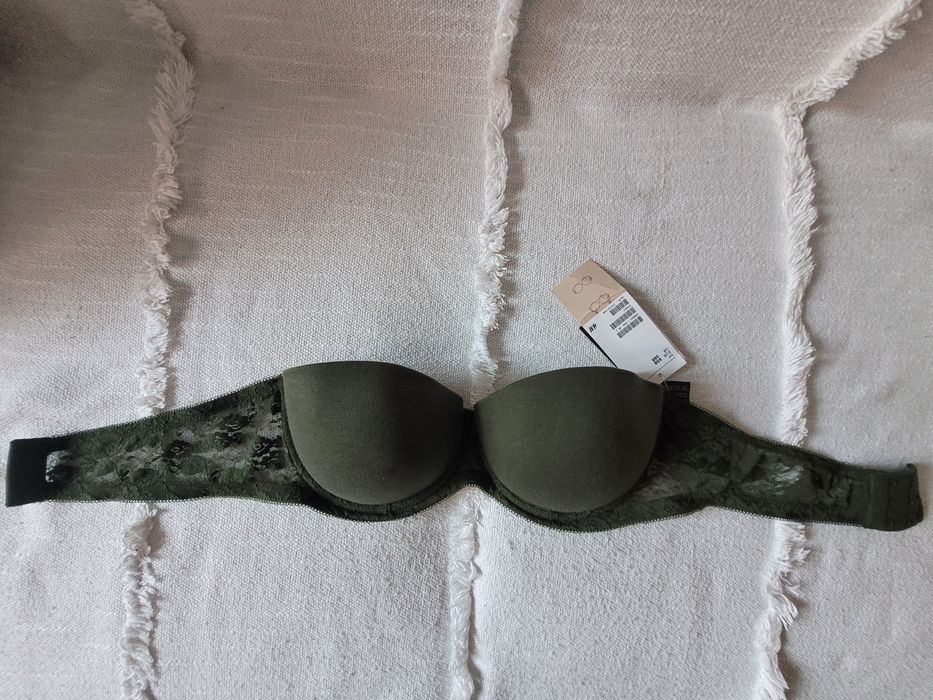Nowy biustonosz h&m rozm.85B balkonetka