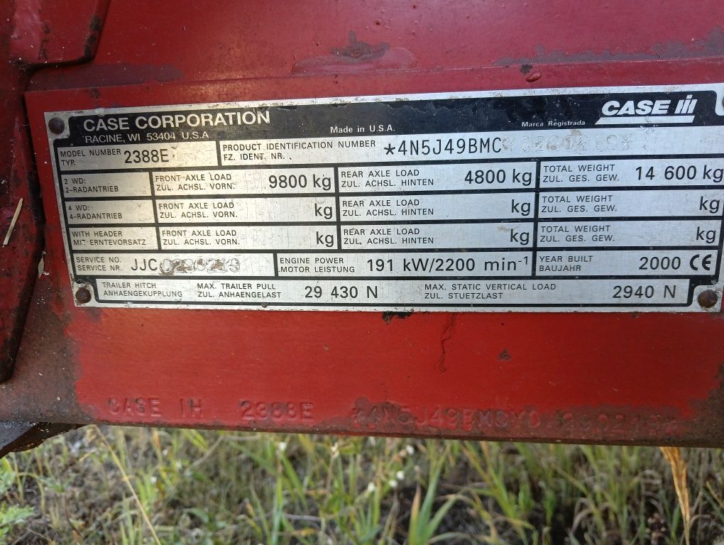 Case  AFS 2388   Super stan