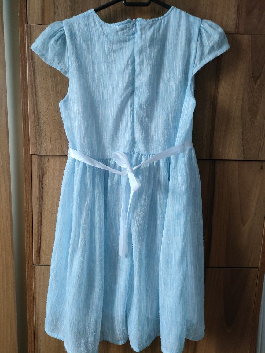 Sukienka błękitna 12 lat