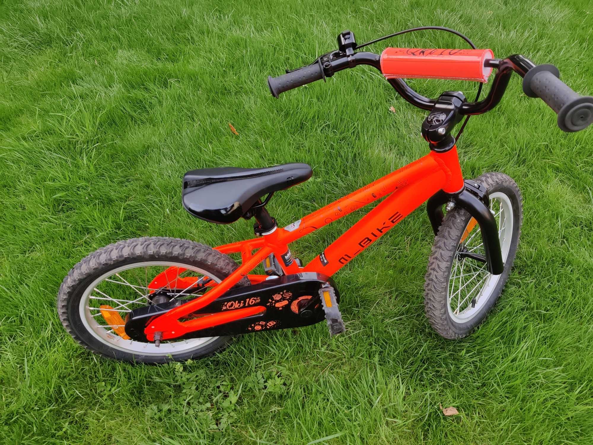 Rower dla dziecka M-Bike Qki16, jak nowy, zakup 2023, aluminium !
