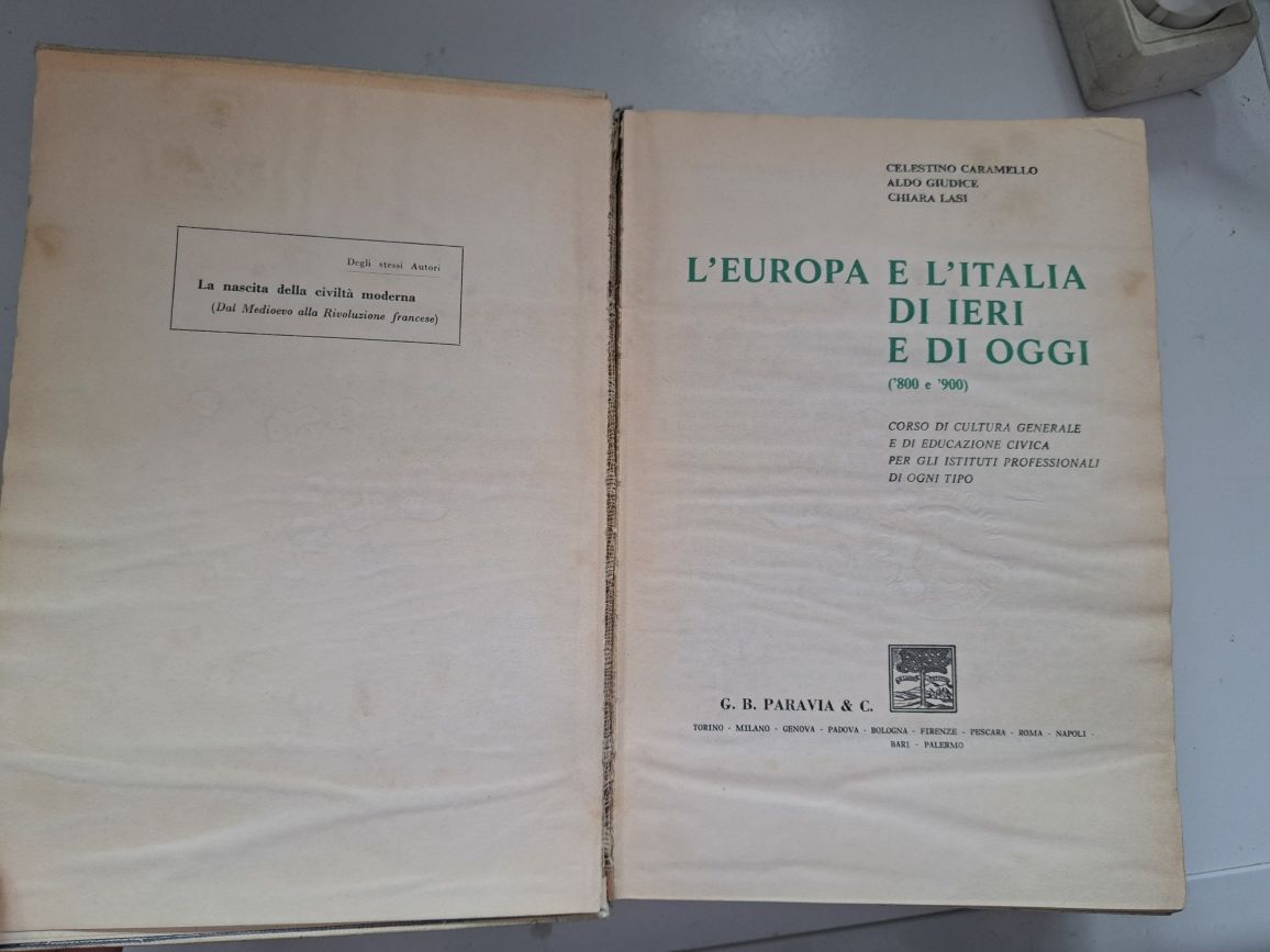 EUROPA e ITALIA di ieri e d'oggi podręcznik do literatury włoskiej