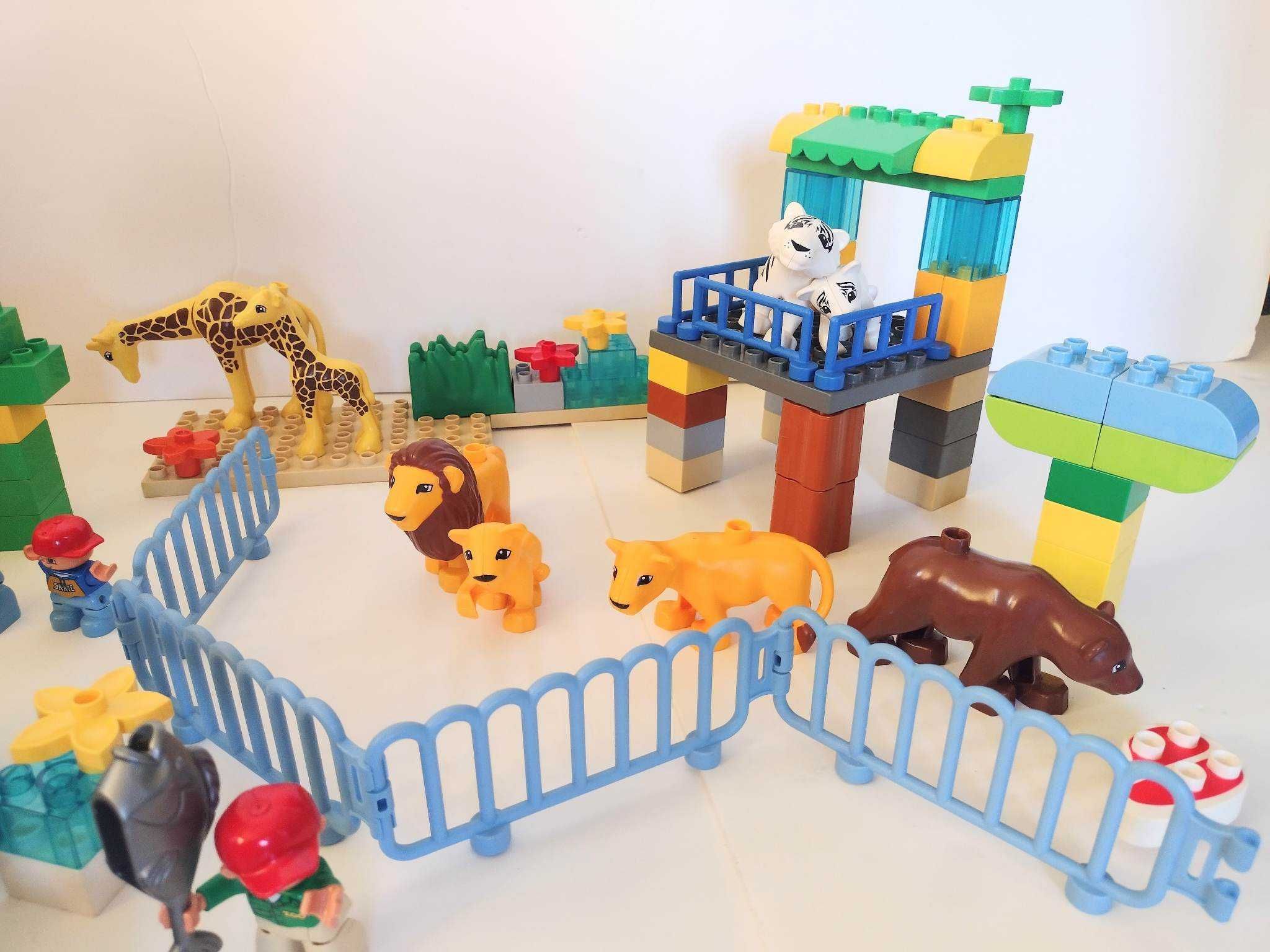 Lego duplo - duże zoo 6157 i inne dodane