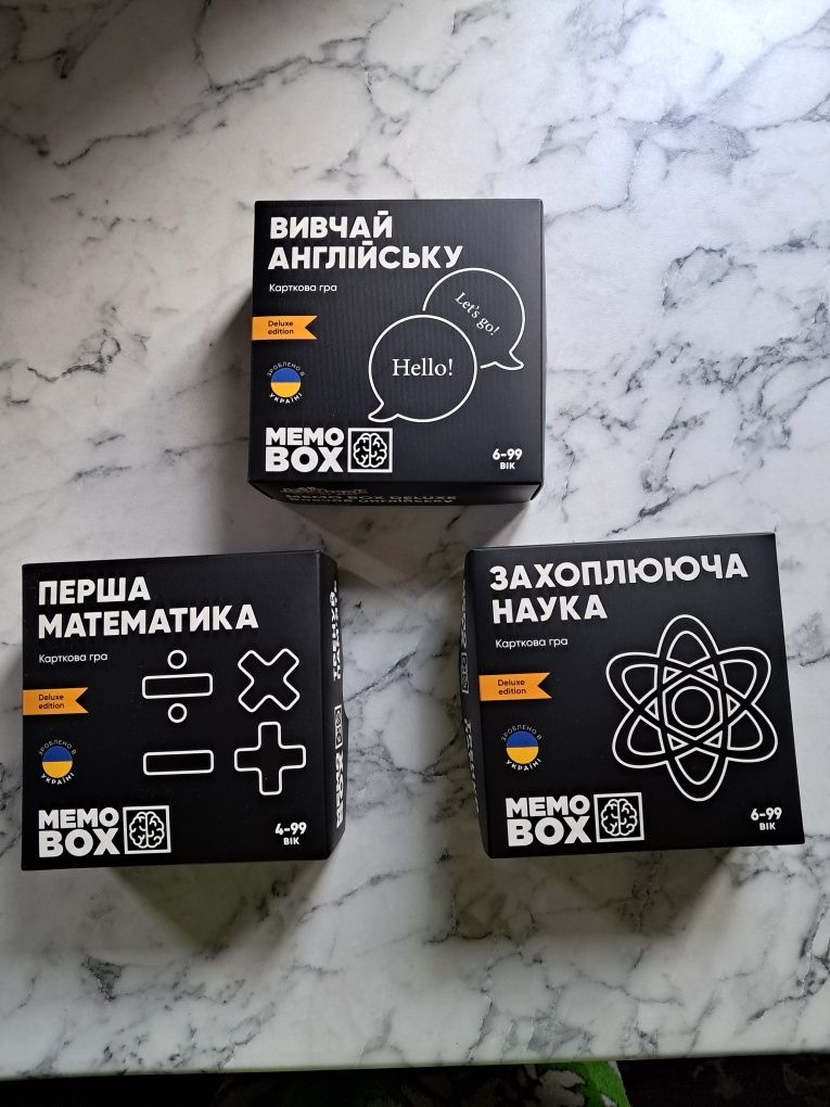Настольная игра JoyBand MemoBox Перша математика