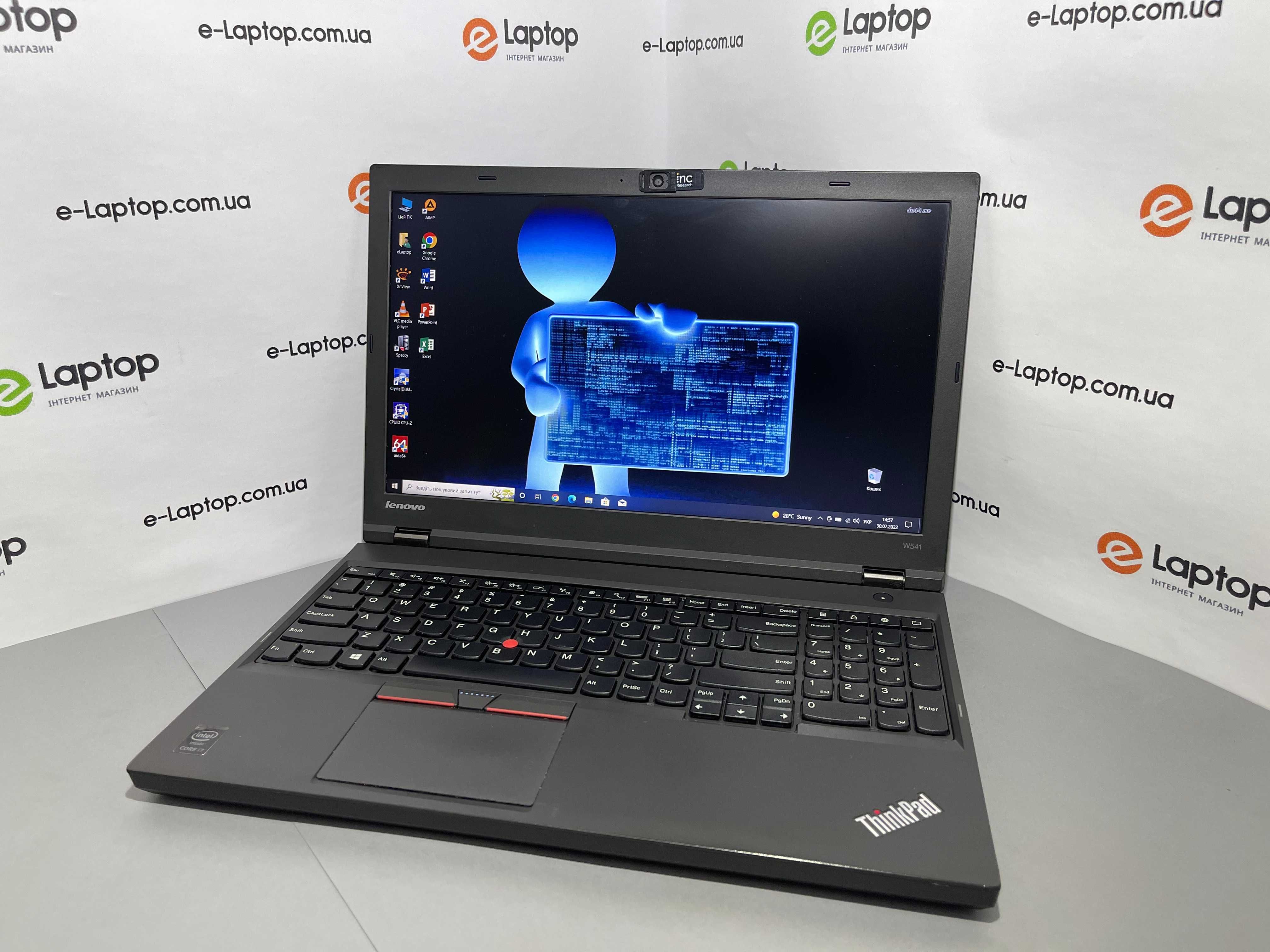 Lenovo ThinkPad W541/i7-4710MQ/16GB/SSD 256GB/nVidia K1100M, 2GB/FHD