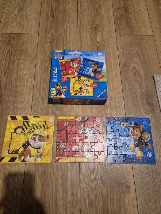 Zestaw Psi Patrol, puzle + gra, wiek 4+