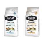 NOVO - OWNAT Dog GF Hypoallergenic 12kg - Salmão ou Borrego