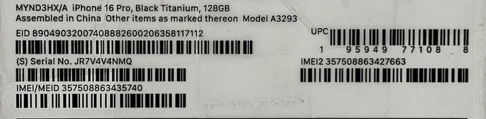 OUTLET Apple iPhone 16 Pro 128GB FV23 SIM 100% Gwarancja Apple