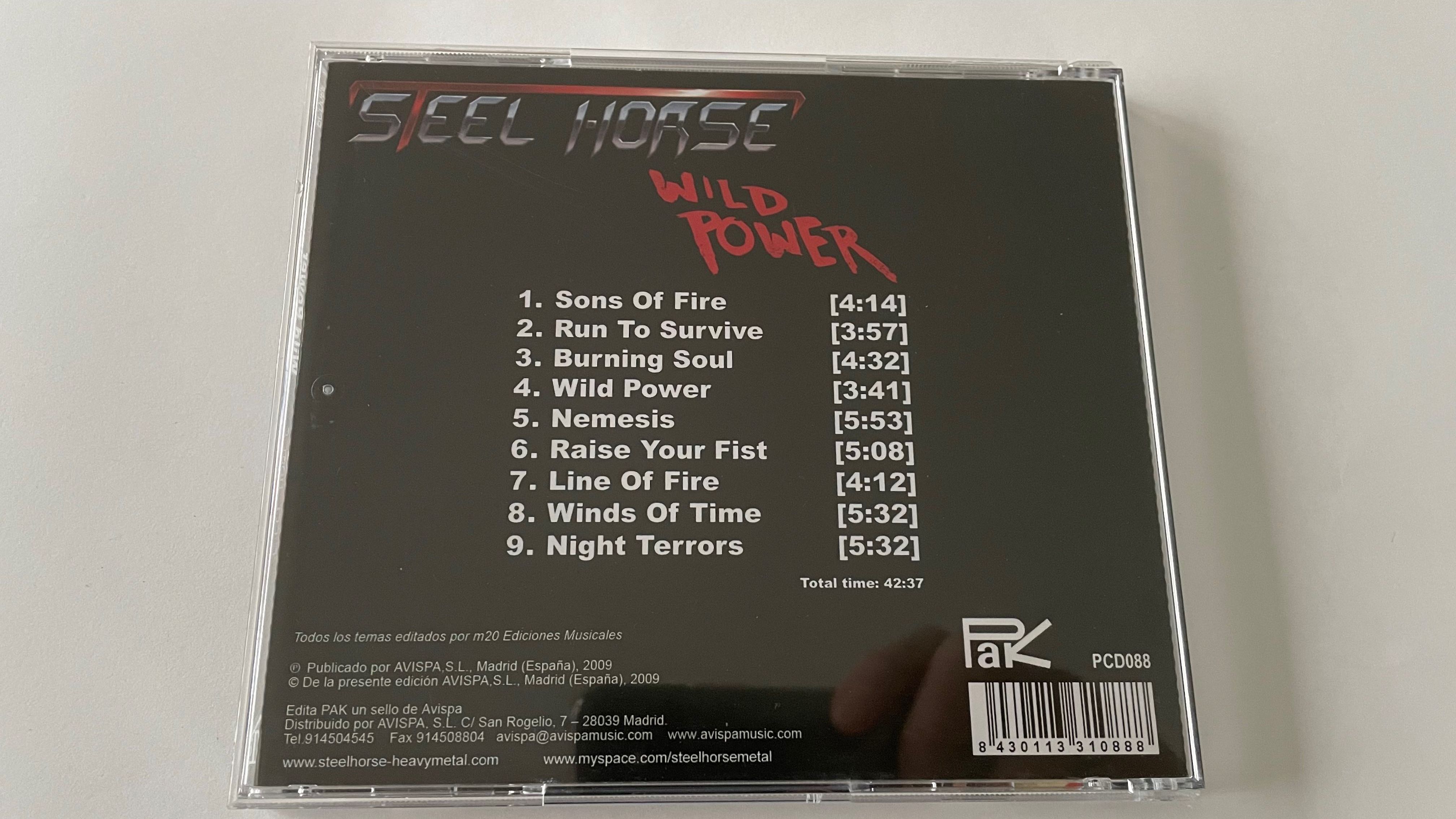 Steel Horse ‎– Wild Power - cd