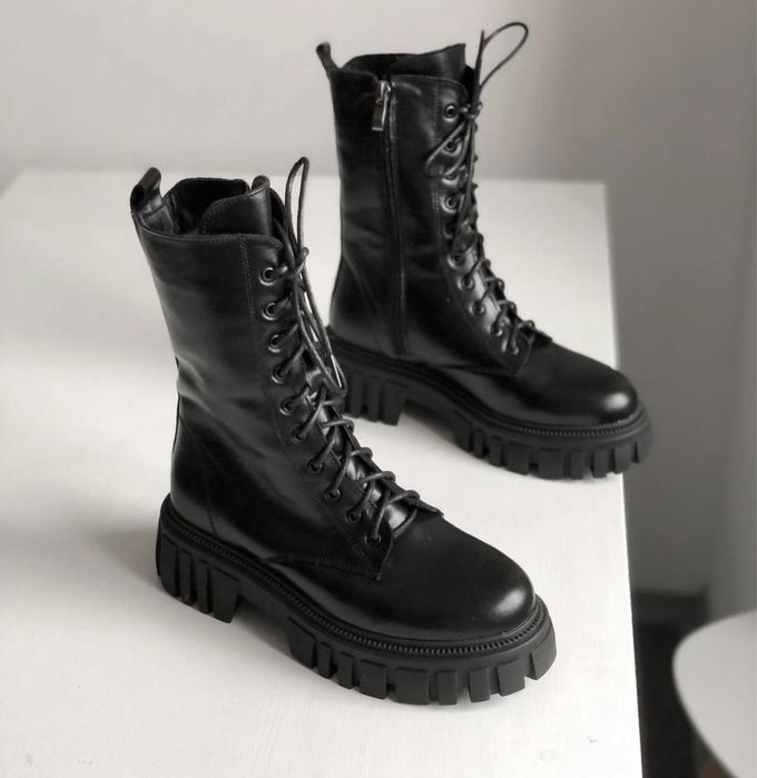 Крутезні зимові черевики з натуральноі шкіри 2100 грн