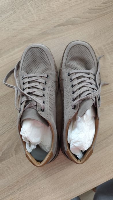 Szare półbuty Rieker