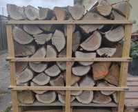 Drewno kominkowe dąb do sezonowania paleta 1mp.