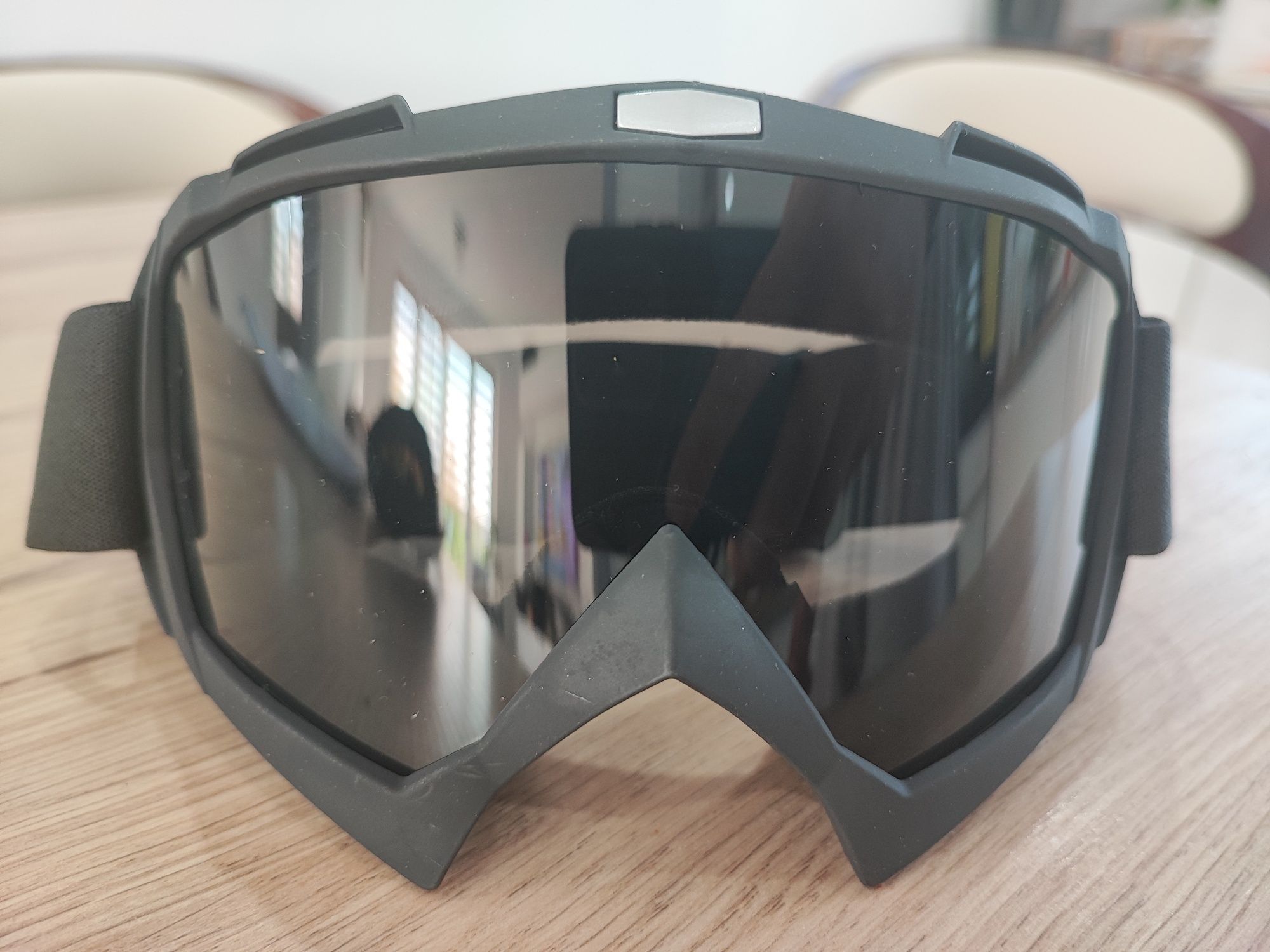 Gogle , okulary ochronne na rower, motor, nowe
