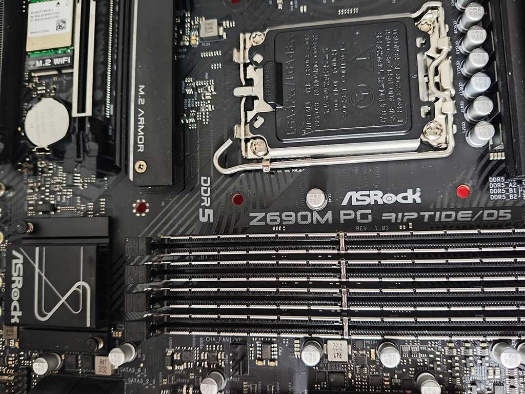 Płyta główna ASRock Z690M PG RIPTIDE / DDR5 / WiFi / Bluetooth / 100%