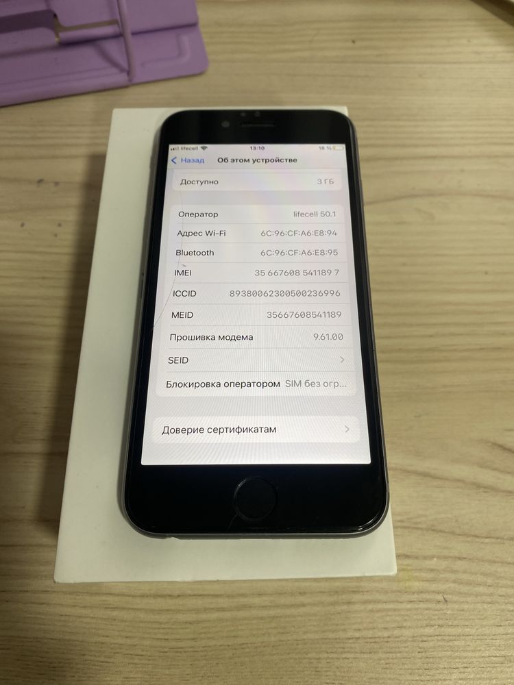 Продам Iphone 6s 16 gb