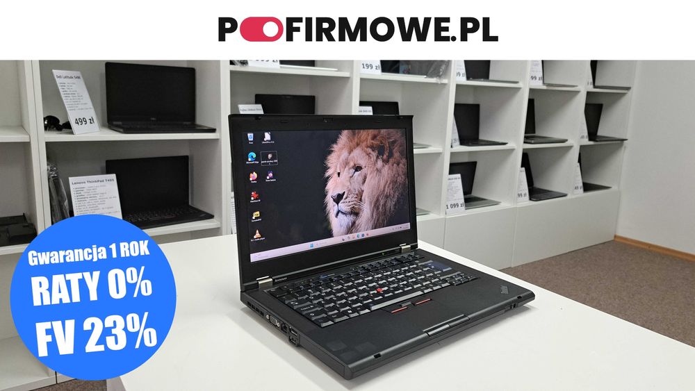 Budżetowy Lenovo ThinkPad 14" T420 i5 SSD DVD Kamera Klasa A Win11