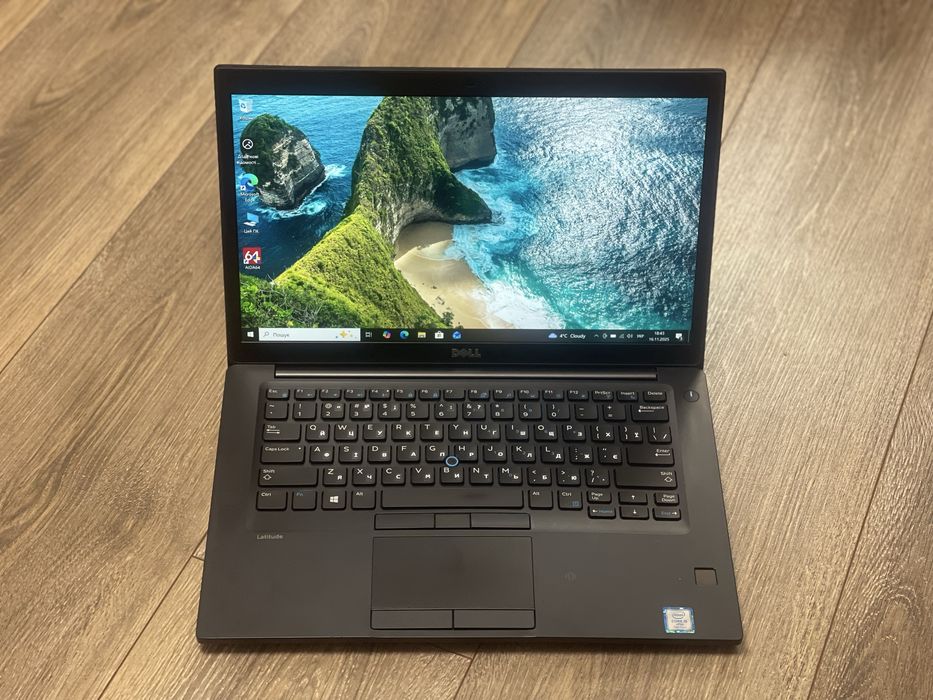 Ноутбук Dell latitude 7480 i5-7300U, 16Гб, 256 Гб, 14" FHD IPS