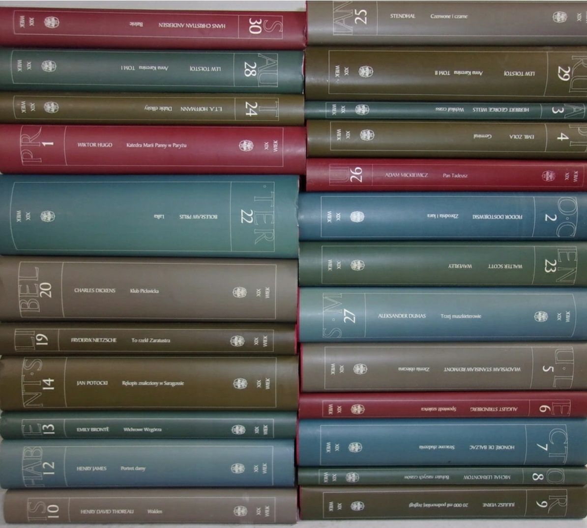 Komplet, Kolekcja "Gazety Wyborczej": XX i XIX wiek,
Kolekcja
