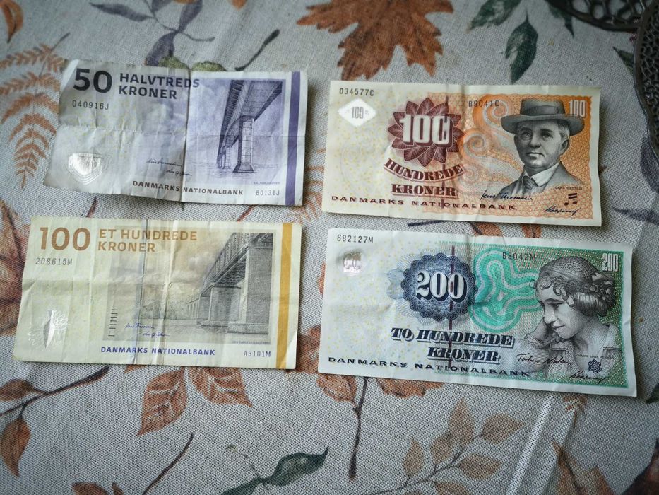 Banknoty korona duńska 450 DKK