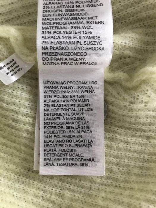 & Other Stories sweter damski M oversize wełna alpaka