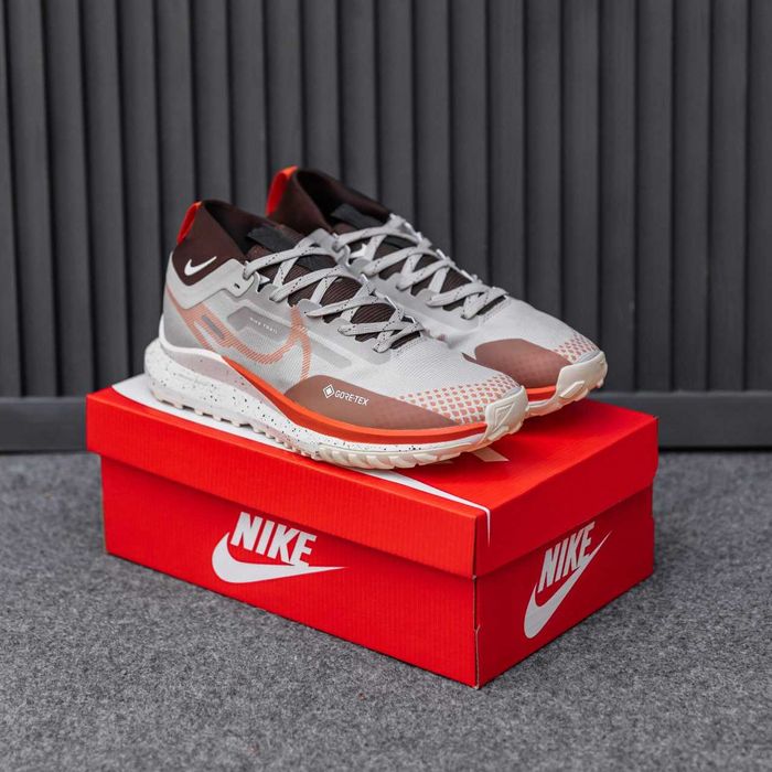 Кросівки Nike React Pegasus Trail 4 Gore-Tex White/Orange premium