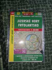 Jizerskie Góry, Frydlantsko, Góry Izerskie 1:40 000 mapa 424