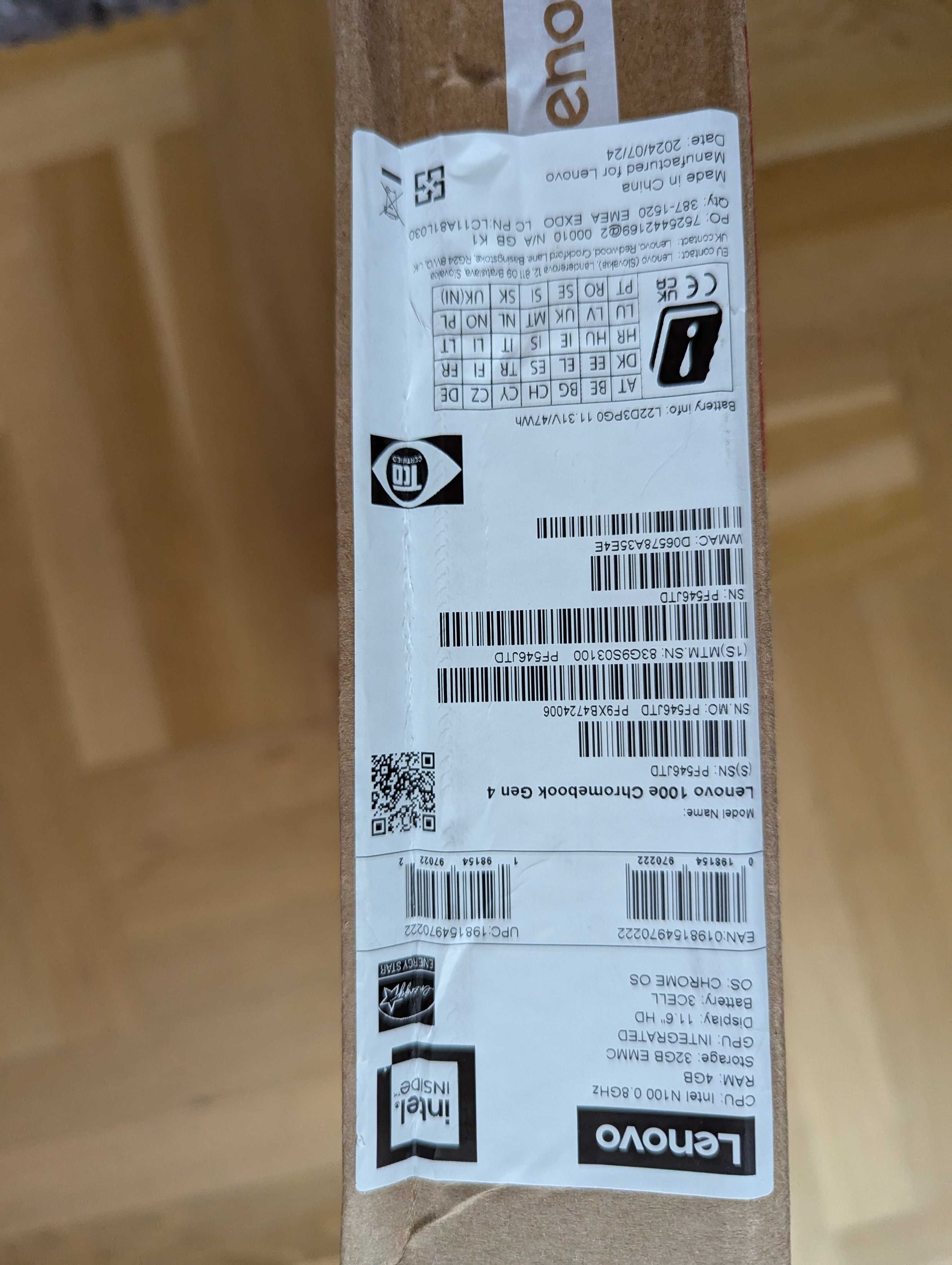 Lenovo 100e Gen 4 chromebook