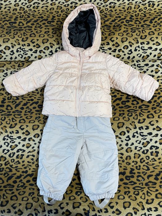 Зимовий комбінезон, напівкомбінезон H&M для дівчинки 80-86 розмір