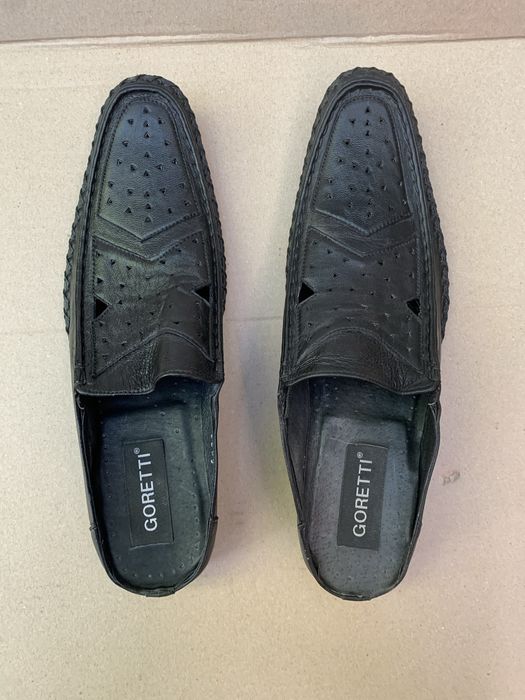 Чоловіче взуття. Goretti.Нове, кожа. Туфли тапки мокасины. 41р