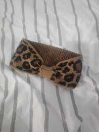 arco de cabelo (leopardo) - headband (leopard)