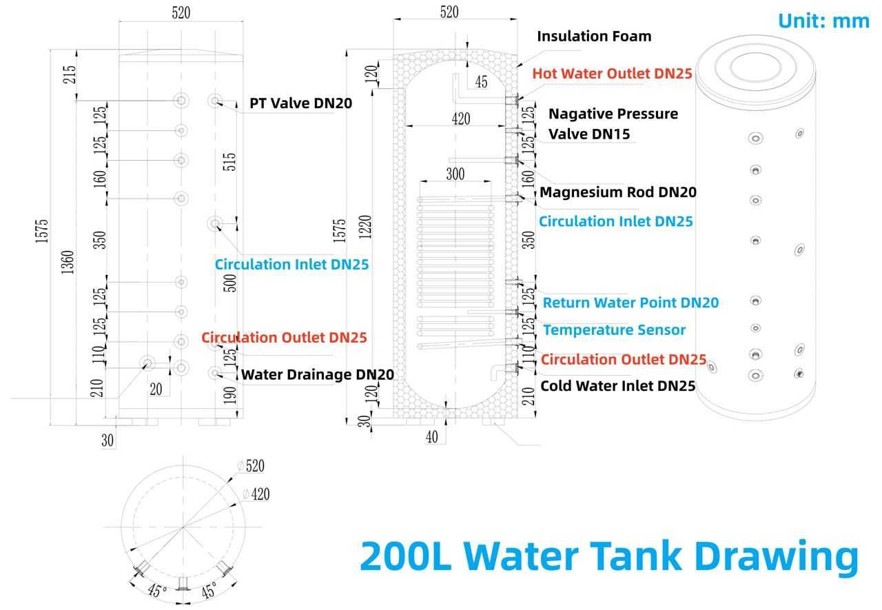 Bufor 200L Wężownica NuLite Nierdzewka INOX do Pompa Ciepła