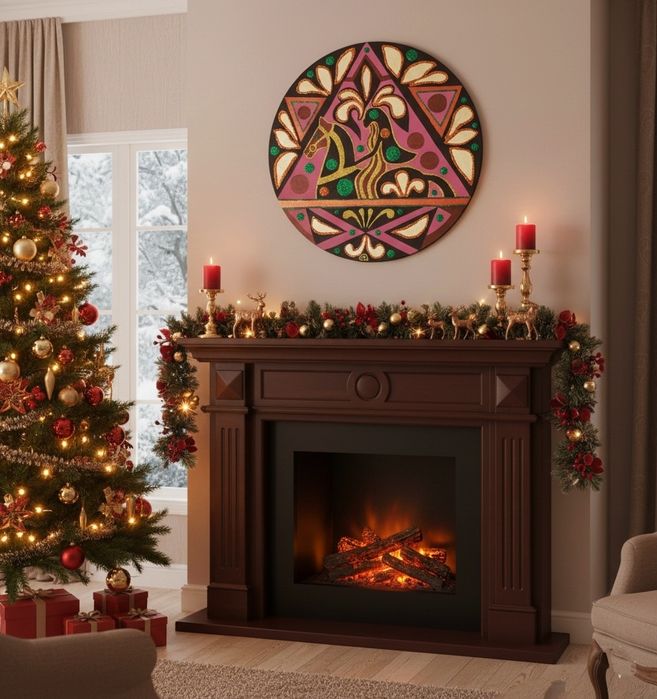 Картина Новогодний конь