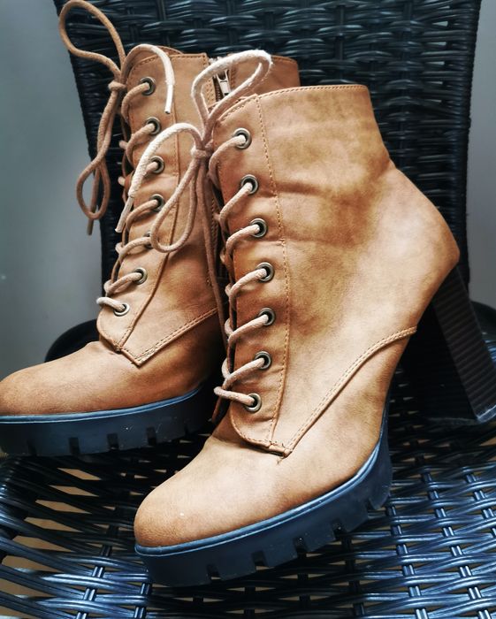 Botki na obcasie - primark