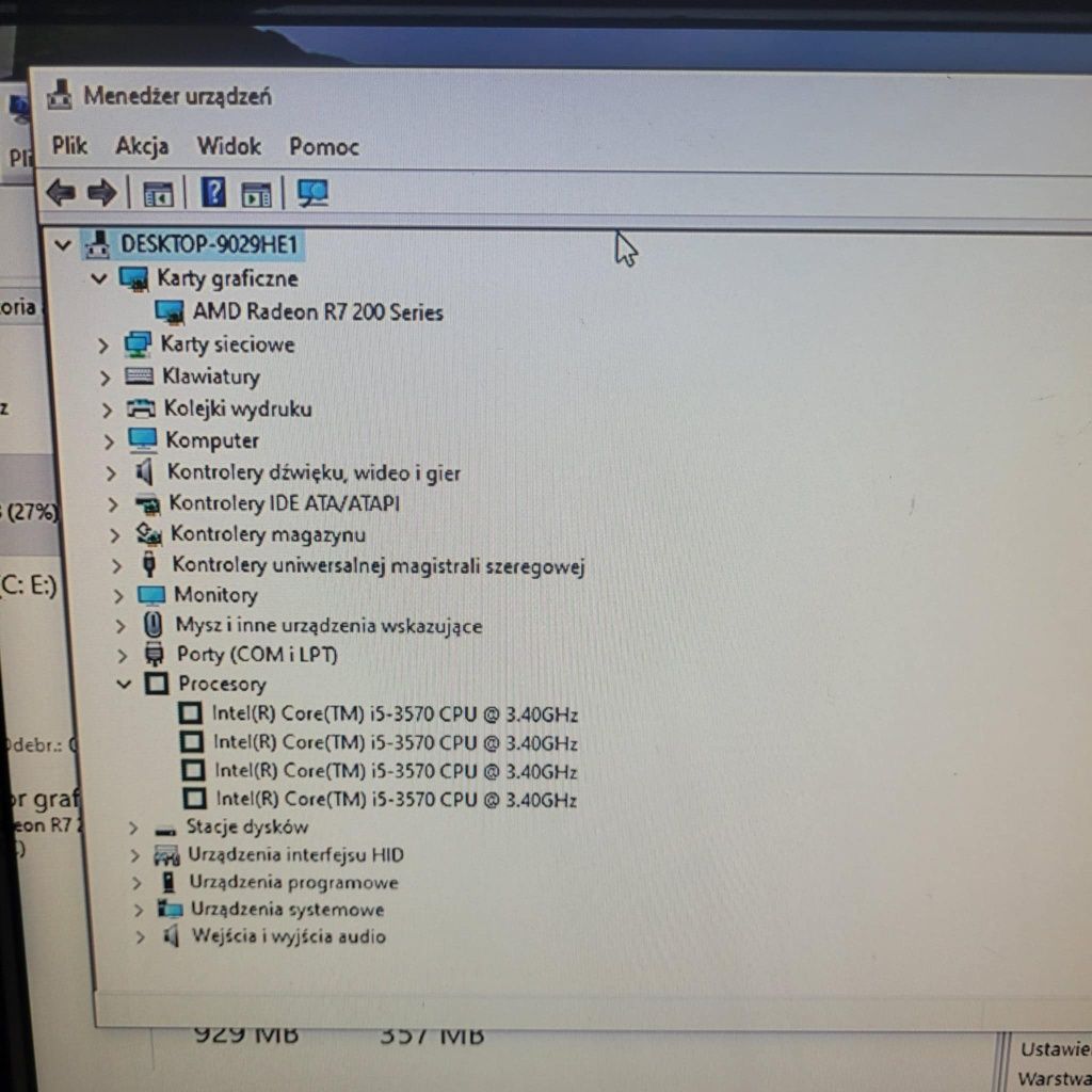 Komputer stacjonarny Asus P8Z77-V LX procesor I5 16GB ram crossFire