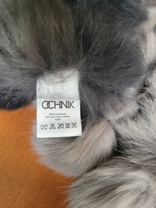 Ochnik komplet czapka i szalik z nat.futra