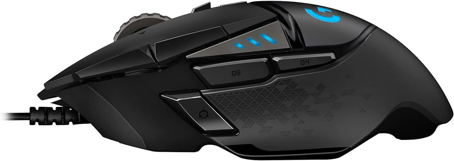 Myszka przewodowa Logitech G502 Hero sensor optyczny