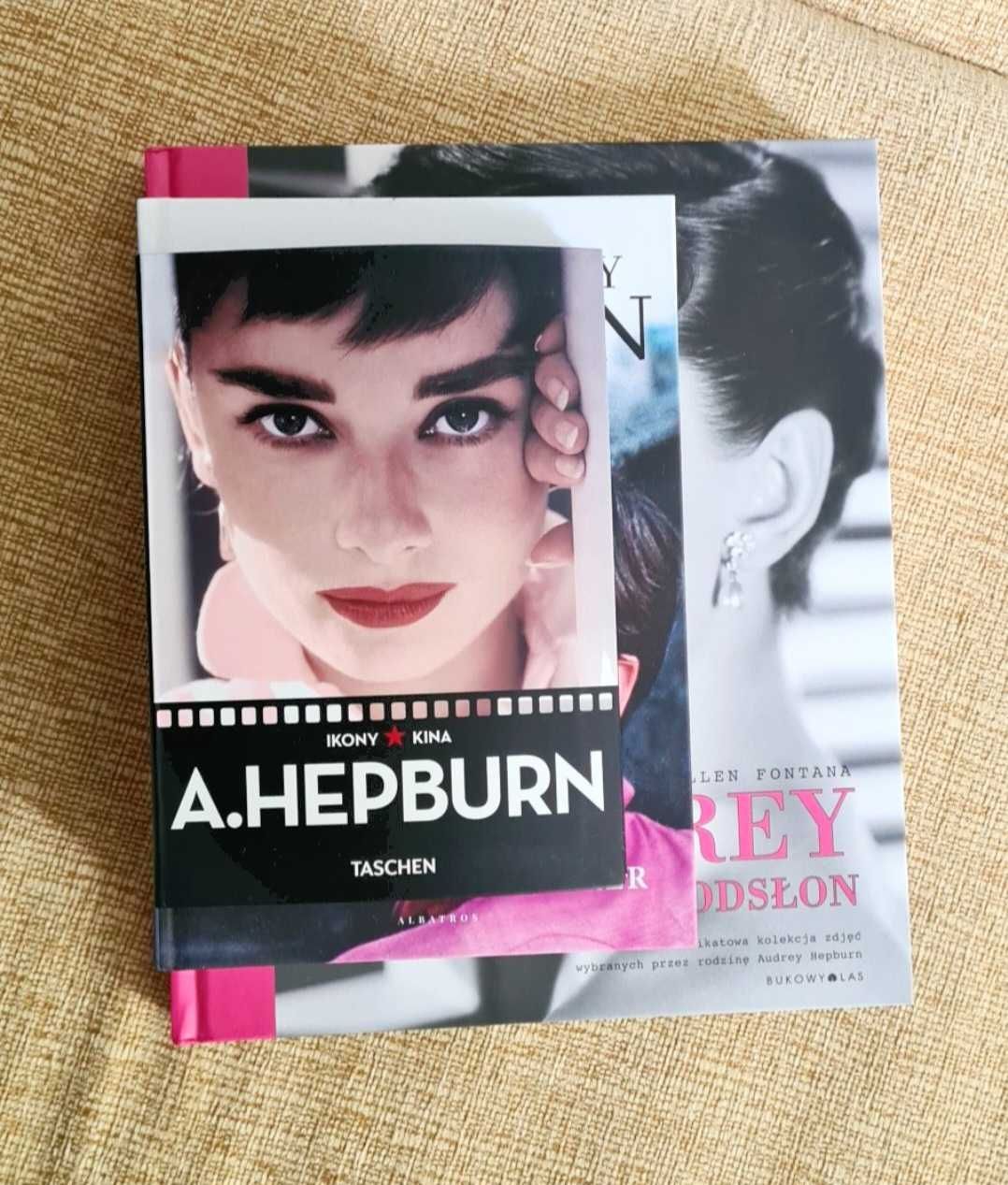 Zestaw 4 Nowych książek o Audrey Hepburn