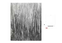 Obraz las  ręcznie malowana "Brzozy" +antyrama 40x50 cm